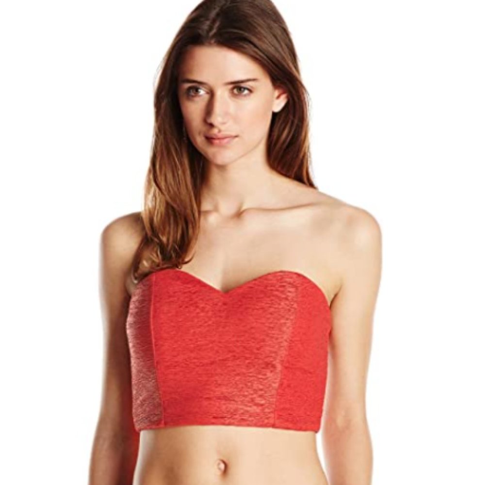 Minkpink Terracotta crop top size S NWOT